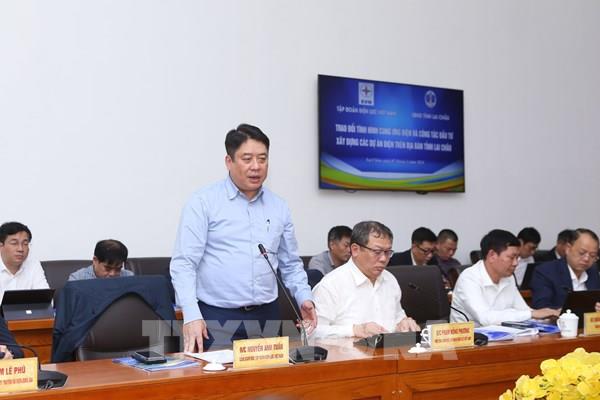 Bàn giải pháp thực hiện các dự án điện trên địa bàn Lai Châu