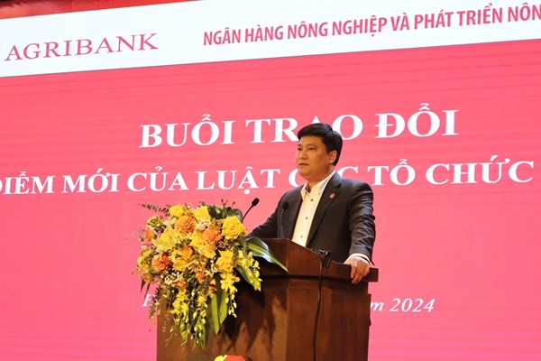 Agribank phổ biến điểm mới của Luật Các tổ chức tín dụng