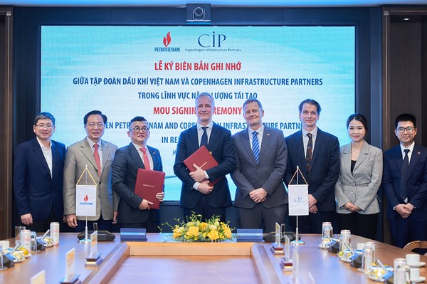 Petrovietnam và tập đoàn của Đan Mạch hợp tác phát triển năng lượng tái tạo