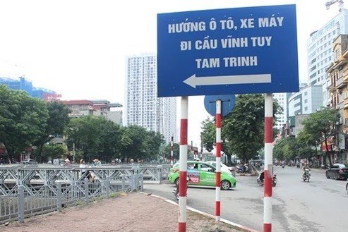 Hà Nội thí điểm điều chỉnh tổ chức giao thông trên phố Kim Ngưu