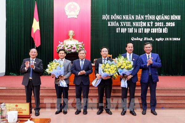 Bầu chức danh Phó Chủ tịch HĐND, Phó Chủ tịch UBND tỉnh Quảng Bình