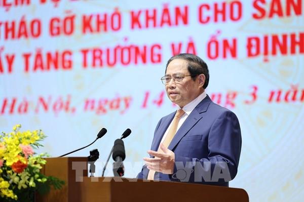 Thủ tướng Phạm Minh Chính chủ trì Hội nghị về điều hành chính sách tiền tệ năm 2024