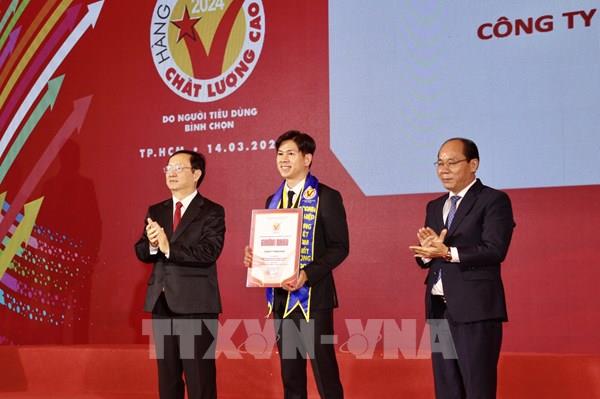 529 doanh nghiệp được trao Chứng nhận hàng Việt Nam chất lượng cao do người tiêu dùng bình chọn
