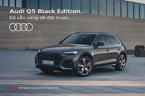 Audi Q5 phiên bản giới hạn Đen huyền bí sẽ có mặt tại Việt Nam từ tháng 6/2024