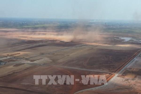 Khẩn trương khắc phục ô nhiễm bụi tại Sân bay Long Thành