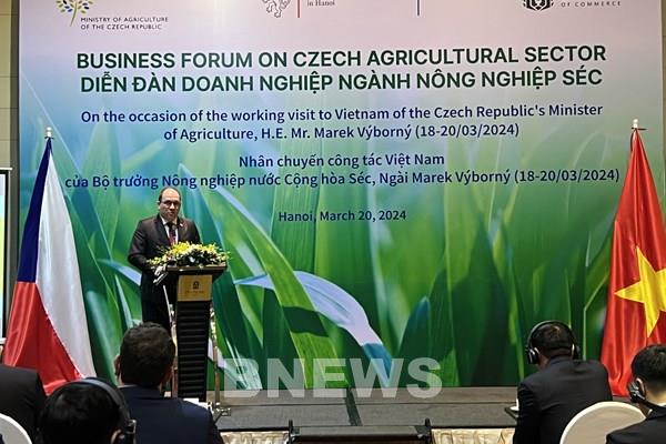 Thúc đẩy hợp tác nông nghiệp giữa Việt Nam và Cộng hoà Séc
