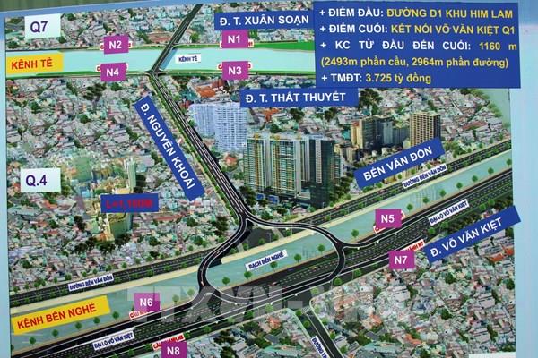 Cuối năm sẽ khởi công cầu đường nối khu nam với trung tâm Tp. Hồ Chí Minh