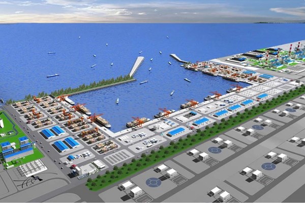 Thi công cảng nước sâu Mỹ Thủy sau 4 năm khởi công