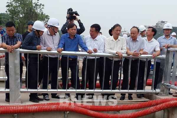 Kiểm tra khắc phục ô nhiễm nguồn nước hệ thống thủy lợi Bắc Hưng Hải