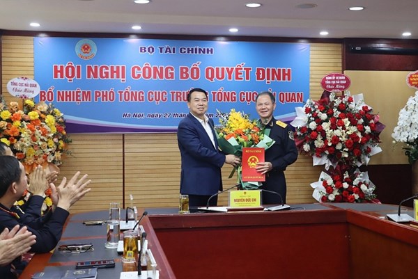 Tổng cục Hải quan có Phó Tổng cục trưởng mới