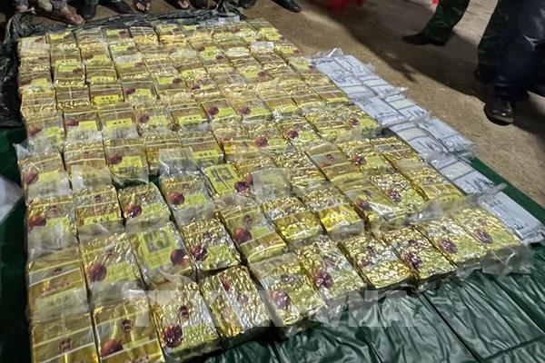 Triệt phá đường dây ma túy xuyên quốc gia thu giữ 100 kg ma túy đá