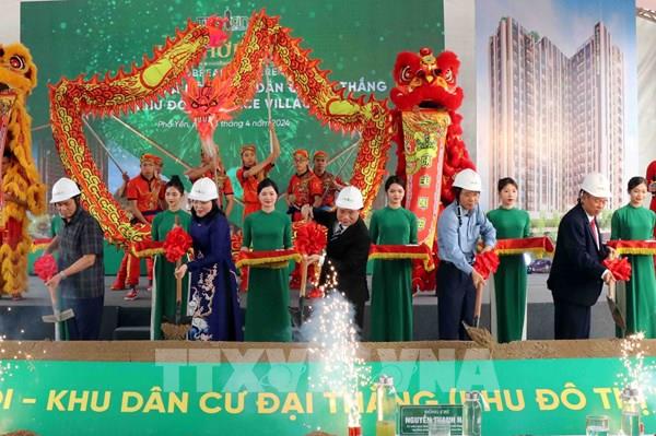 Khởi công dự án nhà ở xã hội đầu tiên tại thành phố Phổ Yên