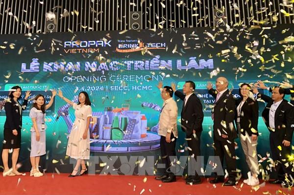 Khai mạc Triển lãm Quốc tế về công nghệ xử lý, chế biến và đóng gói bao bì tại Việt Nam