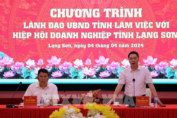 Lạng Sơn cam kết có giải pháp thiết thực giúp doanh nghiệp phục hồi, phát triển