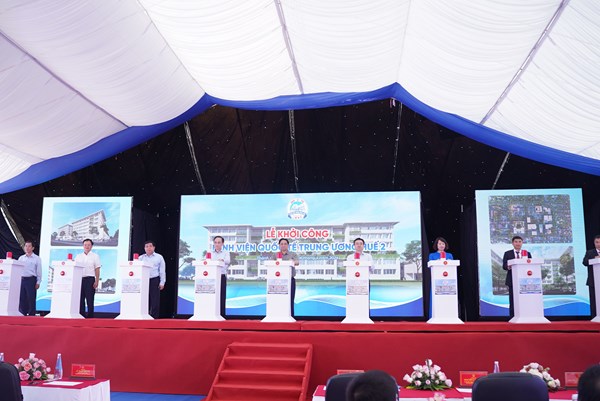 Thủ tướng Phạm Minh Chính dự Lễ khởi công Bệnh viện Quốc tế Trung ương Huế 2