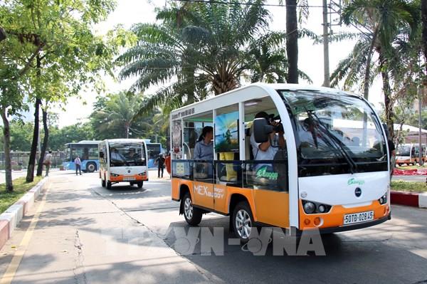 Tp. Hồ Chí Minh có thêm dịch vụ xe điện chở khách tham quan, du lịch