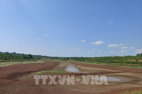  Cận cảnh nhiều hồ thủy lợi tại Đắk Lắk cạn trơ đáy