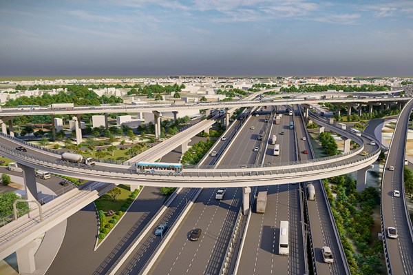 Khởi công nút giao đường Vành đai 3 kết nối cửa ngõ Bình Dương với Tp. Hồ Chí Minh