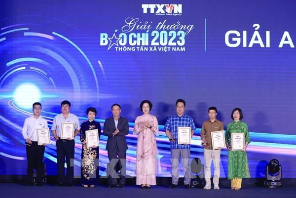 Giải thưởng báo chí TTXVN năm 2023: Ghi dấu ấn về sự dấn thân của đội ngũ phóng viên Thông tấn