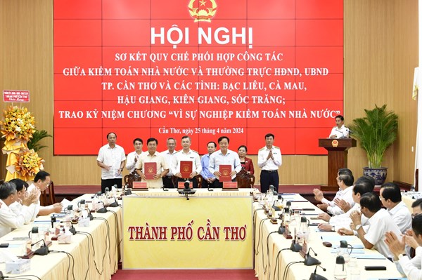 Kiểm toán Nhà nước phối hợp hiệu quả với 6 tỉnh miền Tây