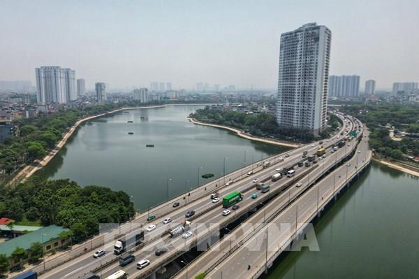 Hà Nội: Phân luồng hạn chế phương tiện lưu thông đường Vành đai 3 trên cao