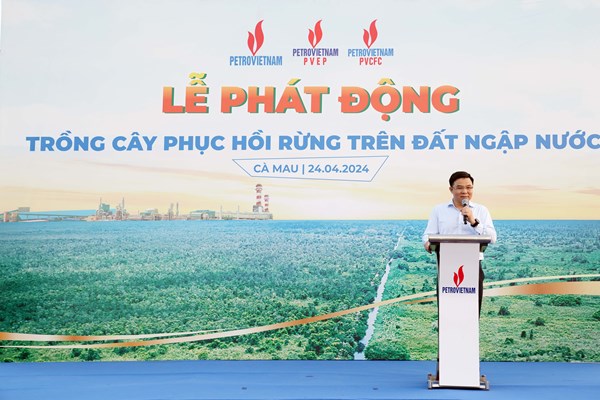 Petrovietnam trồng cây phục hồi rừng trên đất ngập nước