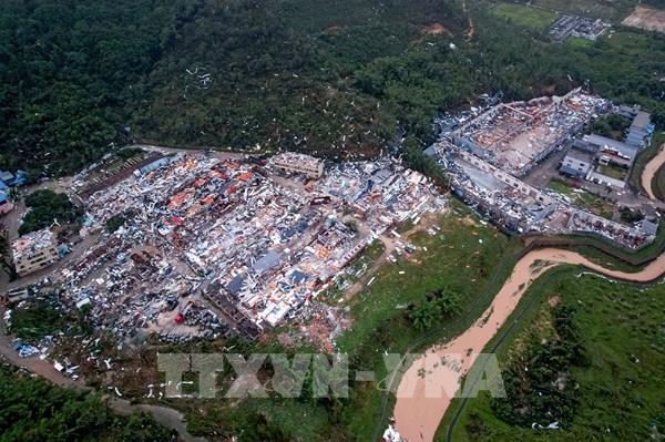 Trung Quốc cảnh báo cao nhất về thời tiết đối lưu mạnh