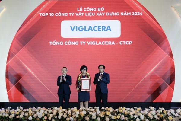 Viglacera đứng đầu danh sách công ty kinh doanh vật liệu xây dựng uy tín