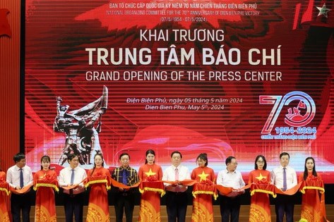 70 năm Chiến thắng Điện Biên Phủ: Khai trương Trung tâm Báo chí