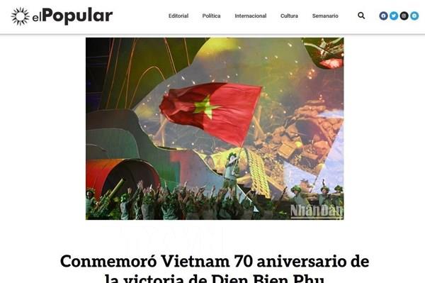 70 năm Chiến thắng Điện Biên Phủ: Truyền thông Uruguay đưa tin đậm nét về chiến thắng Điện Biên Phủ