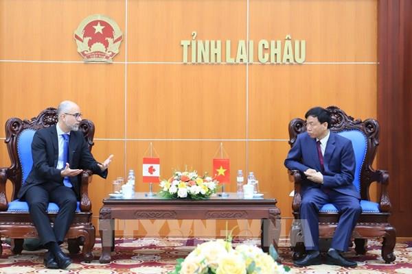 Kết nối các doanh nghiệp Canada khảo sát, đầu tư tại Lai Châu