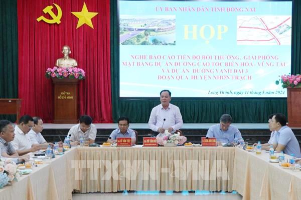 Hoàn thành bàn giao mặt bằng dự án cao tốc Biên Hòa – Vũng Tàu trước 30/6