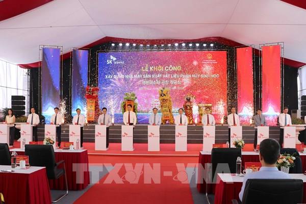 Khởi công dự án Nhà máy sản xuất vật liệu phân hủy sinh học công nghệ cao nghìn tỷ