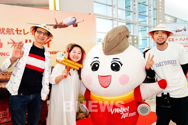Vietjet khai trương đường bay thẳng đầu tiên giữa Hà Nội và Hiroshima (Nhật Bản)