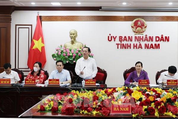 Tháo gỡ các vướng mắc liên quan đến thành lập Khu công nghệ cao Hà Nam