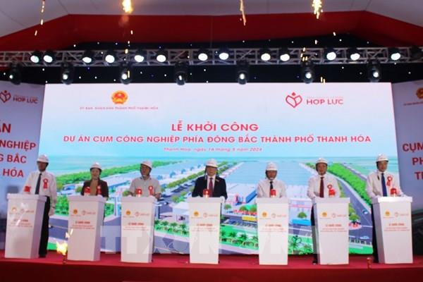 Khởi công dự án Cụm công nghiệp phía Đông Bắc, thành phố Thanh Hóa