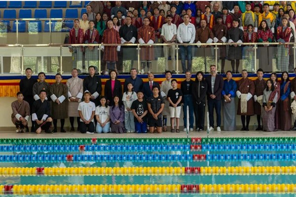 Khai trương bể bơi thi đấu quốc tế cao nhất thế giới tại Bhutan