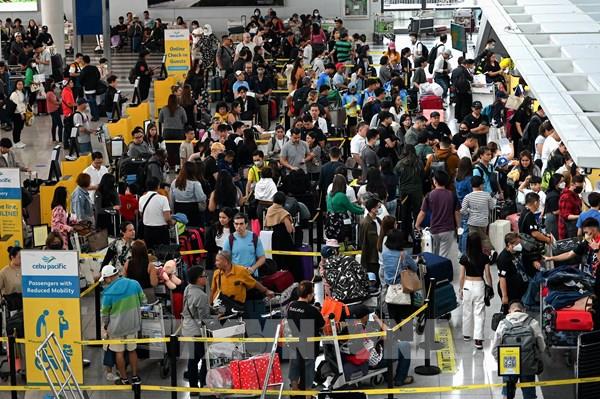 Nhiều chuyến bay phải hủy do sự cố phần mềm tại sân bay quốc tế của Philippines
