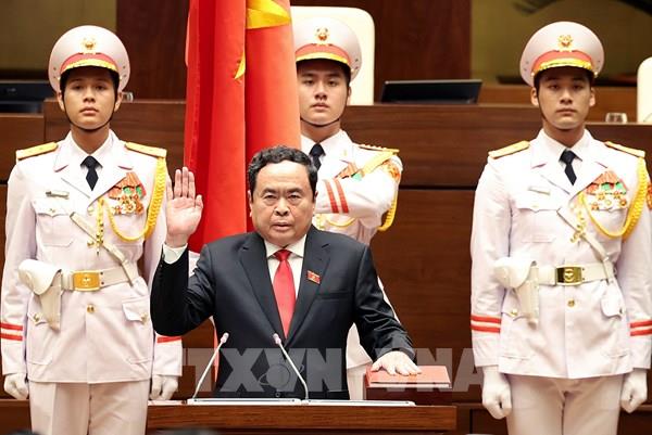 Chủ tịch Quốc hội Trần Thanh Mẫn tuyên thệ nhậm chức