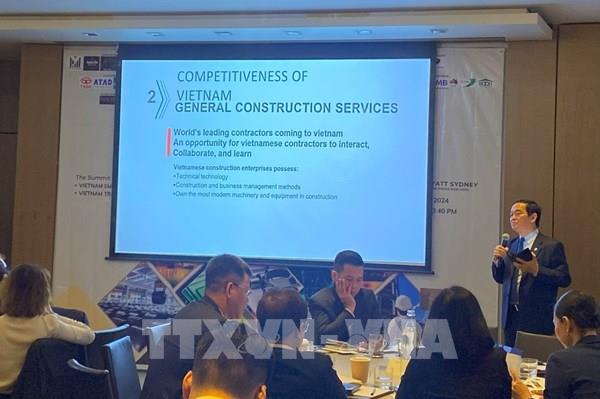 Việt Nam - Australia đẩy mạnh hợp tác trong lĩnh vực xây dựng