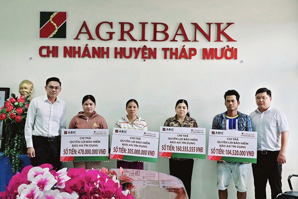 Bảo hiểm Agribank chi trả quyền lợi bảo hiểm Bảo an tín dụng cho khách hàng