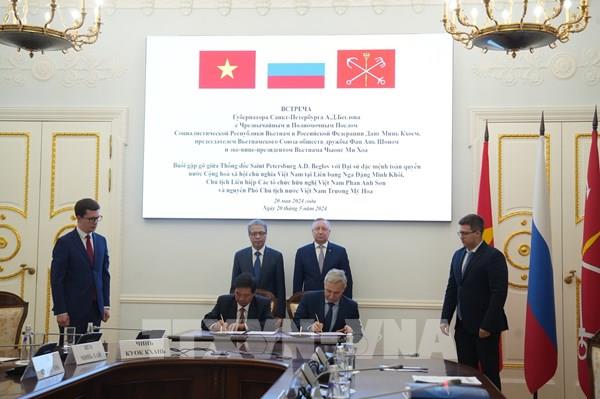 Thành phố St. Peterburg thúc đẩy quan hệ Nga-Việt Nam