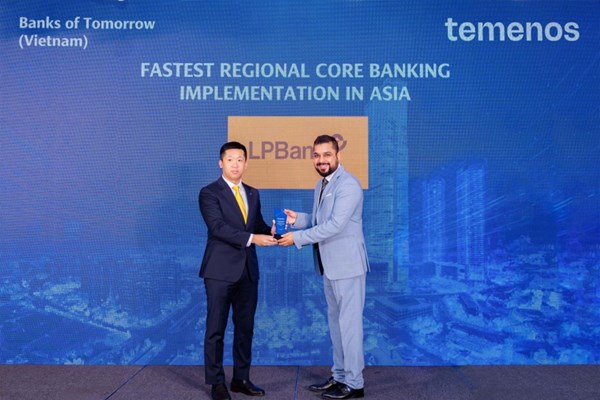 LPBank nhận giải thưởng "Triển khai Core Banking nhanh nhất châu Á"