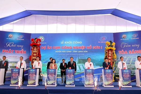 Lạng Sơn khởi công cụm công nghiệp mức đầu tư hơn 810 tỷ đồng