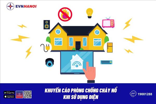 Cách phòng chống cháy nổ trong sử dụng điện