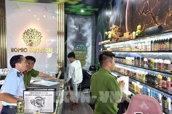 Thu giữ hàng nghìn sản phẩm thuốc lá điện tử nhập lậu