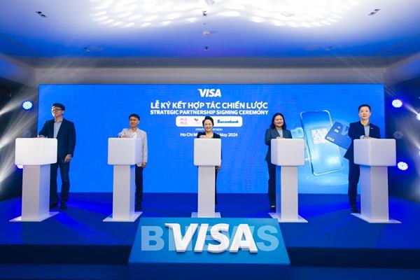 Đã có thể thanh toán QR Code trên ví điện tử bằng thẻ Sacombank Visa