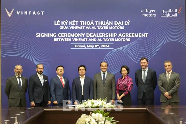 VinFast ký thỏa thuận hợp tác độc quyền với đại lý Al tayer Motors (UAE)