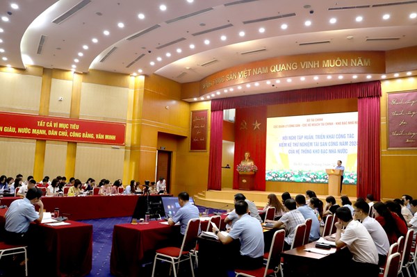 Kiểm kê thử nghiệm tài sản công năm 2024 của hệ thống kho bạc nhà nước