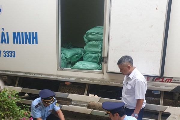 Bắt giữ 4 tấn chân gà không rõ nguồn gốc xuất xứ 